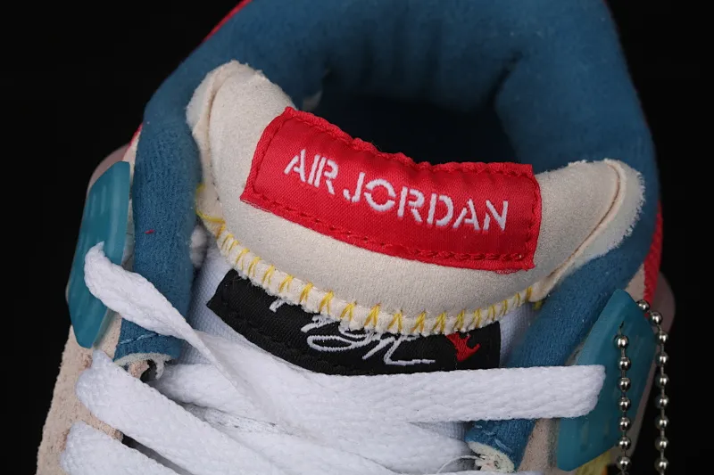 All categories Air Jordan Jordan series basketball shoes Air Jordan 4 G version Union LA x Air Jordan 4 Retro "Off Noir" AJ4 Joe 4 Union Pink Blue Knights DC9533-800